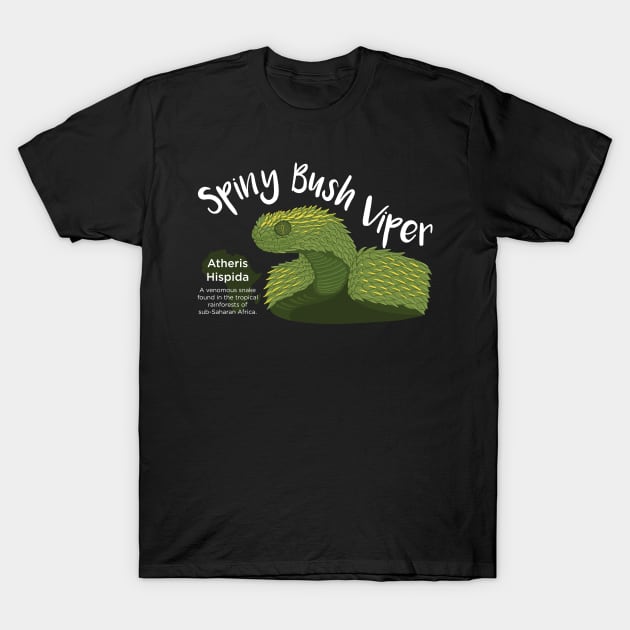 Spiny Bush Viper T-Shirt by Seamed Fit